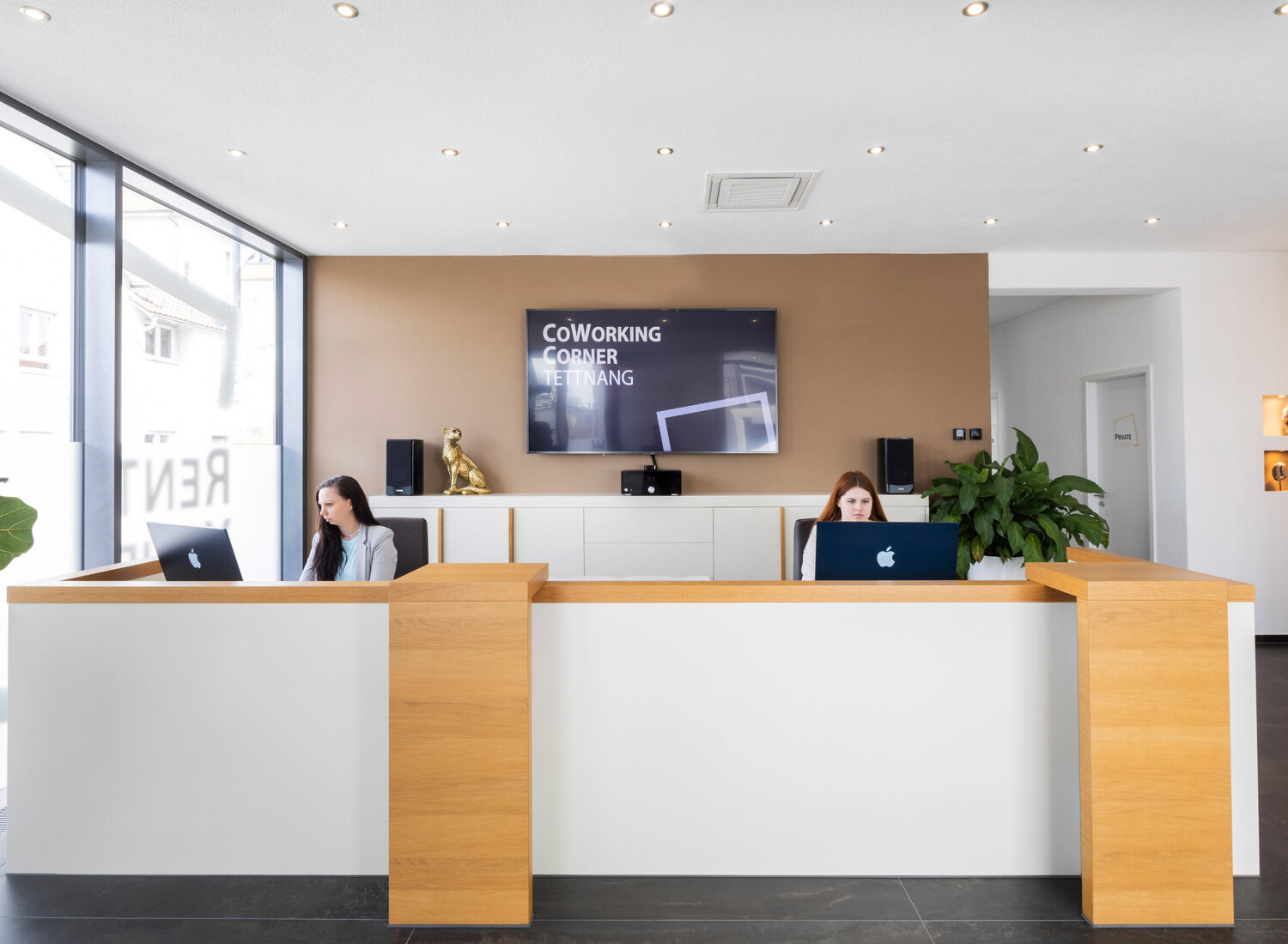 Rezeption der CoWorking Corner Tettnang