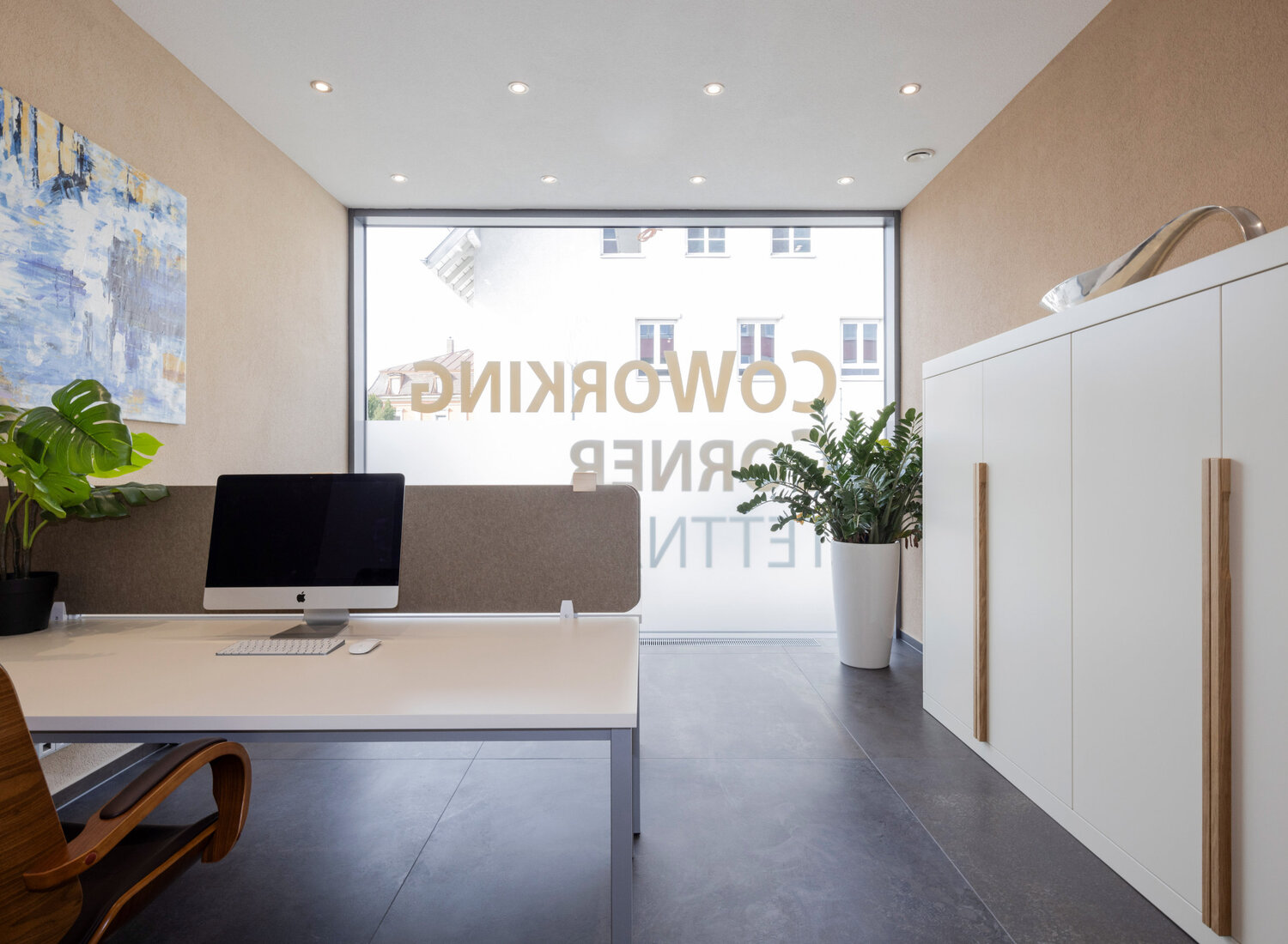 Arbeitsplatz im CoWorking Corner Tettnang